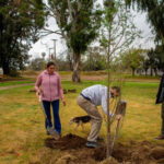 Recoulat, junto a alumnos del Instituto Di Gerónimo