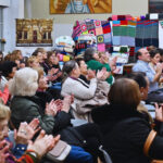 Recoulat, junto a alumnos del Instituto Di Gerónimo