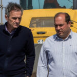 El Intendente visitó el avance de un nuevo complejo de pádel
